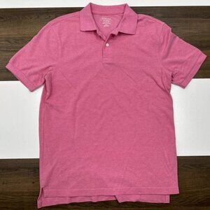 Merona Men's Pink The Ultimate Classic Fit Cotton Sports Polo Shirt Size M